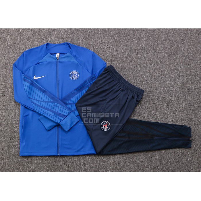 Chandal de Chaqueta del Paris Saint-Germain 22-23 Azul - Haga un click en la imagen para cerrar